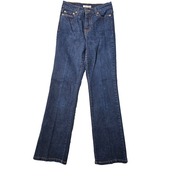 Levi’s 512 Womens Perfectly Slimming Bootcut Denim Jeans Stretch Size 4 Medium - Picture 1 of 7